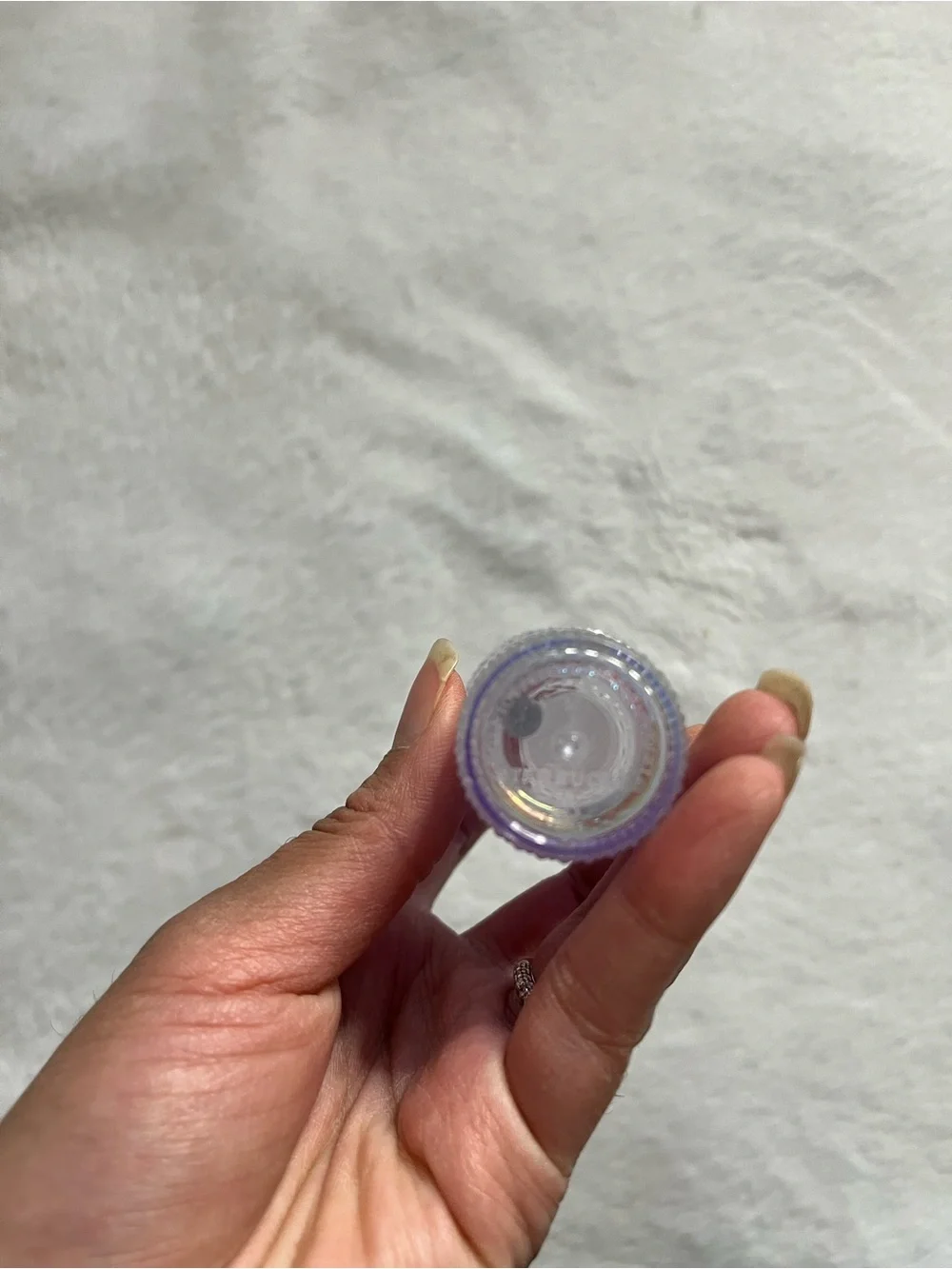Starbucks white Iridescent Studded Cold Cup with Clear Straw